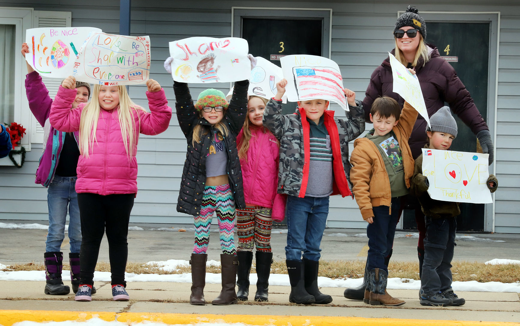 Hamilton first graders celebrate Martin Luther Kings Day sharing "love and kindness"